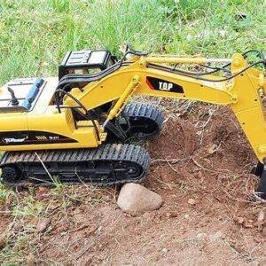 Remote Control Alloy Excavator Toy for Kids Christmas Gift %%page%%