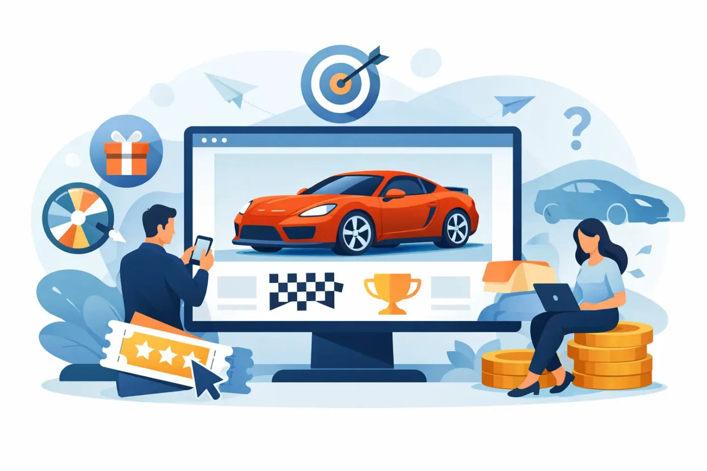 How Do Car Competition Websites Work?