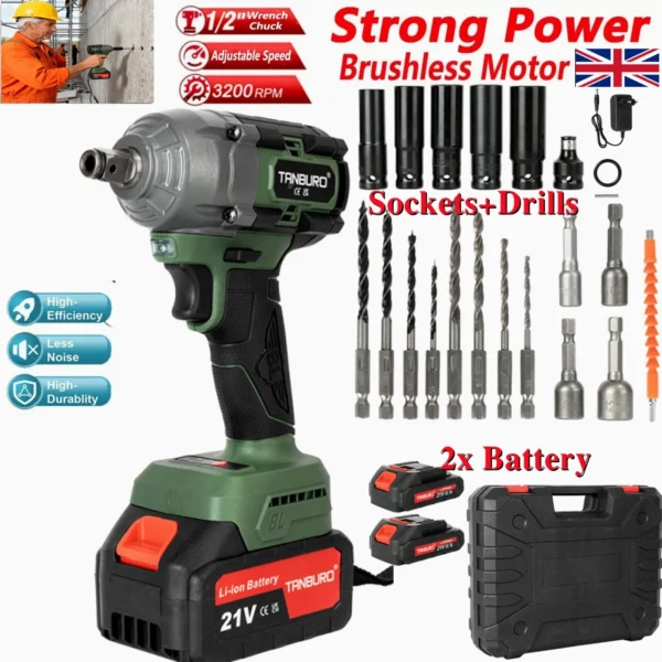 21V cordless 1/2 drive impact wrench prize giveaway
