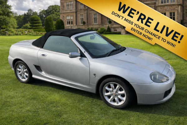 Win a Classic MGTF Competition Now Live – Tickets Just £1.99 For A Limited Time Before Prices Increase. Enter Now To Win A 2004 MGTF Convertible.